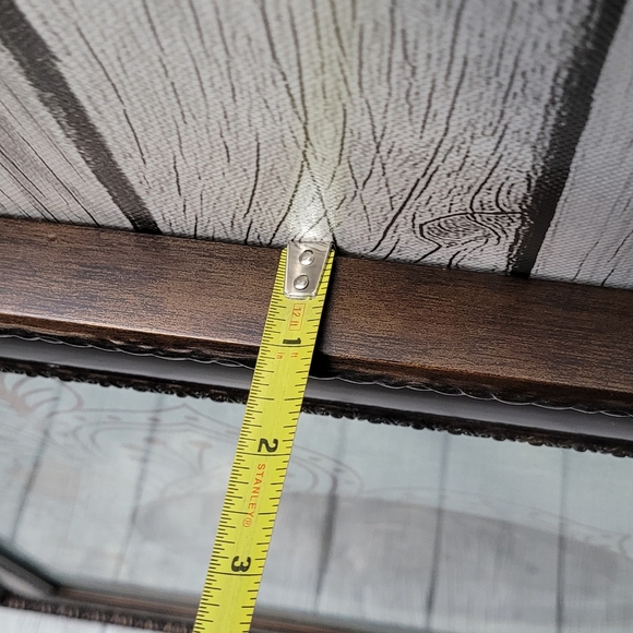 Decorative Framed Wall Art with Centered Shadow Box Floral Design - Picture 5 of 7